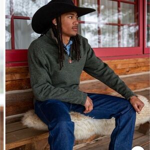 Schaefer Outfitter Elkhorn Pullover Loden Medium NWT